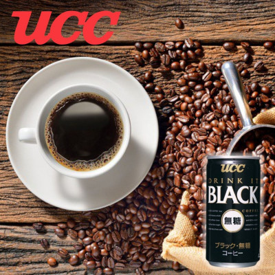 日本UCC 無糖黑咖啡 185g /罐（JPUCC13/700908）